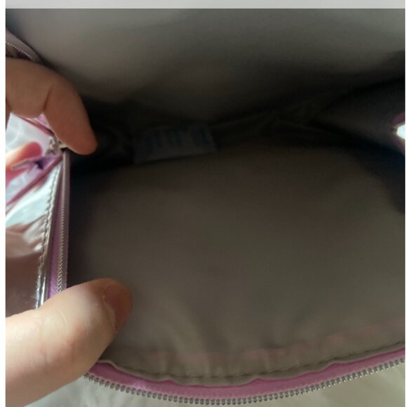 Kosas Purple & Silver Ombré Zip Makeup Cosmetics Travel Bag‎ Pouch - Picture 6 of 6